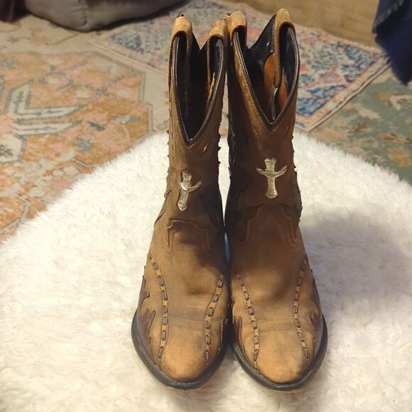 Dan Post Kids Anthem Boot,Light - Picture 3 of 9